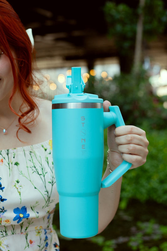 Botella Stone Turquesa