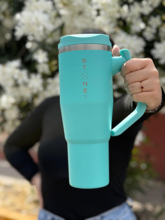 Botella Stone Turquesa